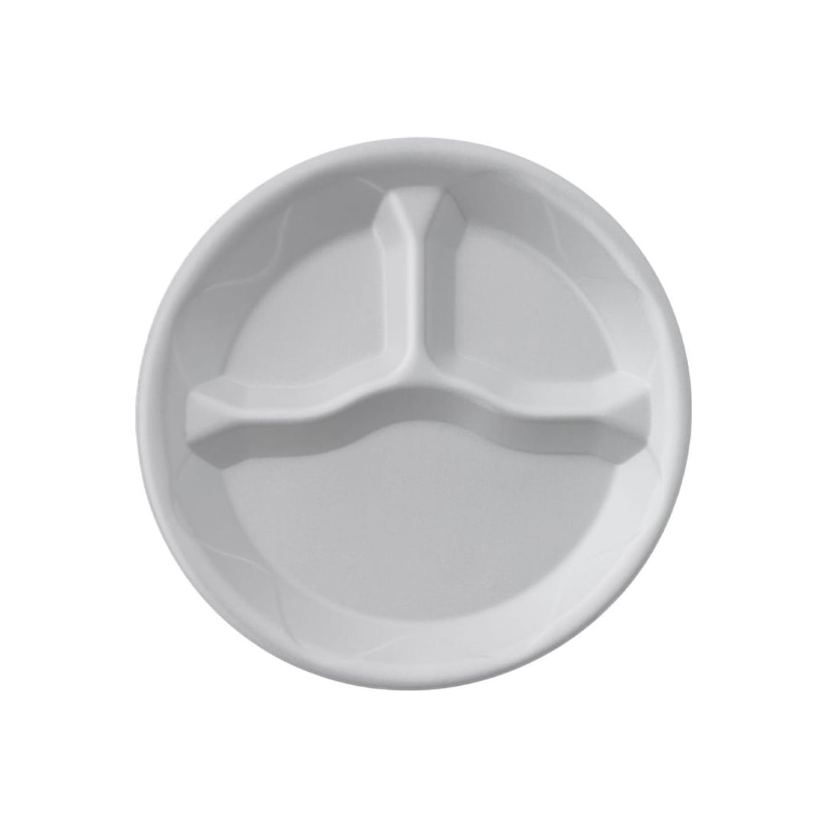 Plato ICOPOR PANDO 26.0 cm, 3 Divisiones Blanco